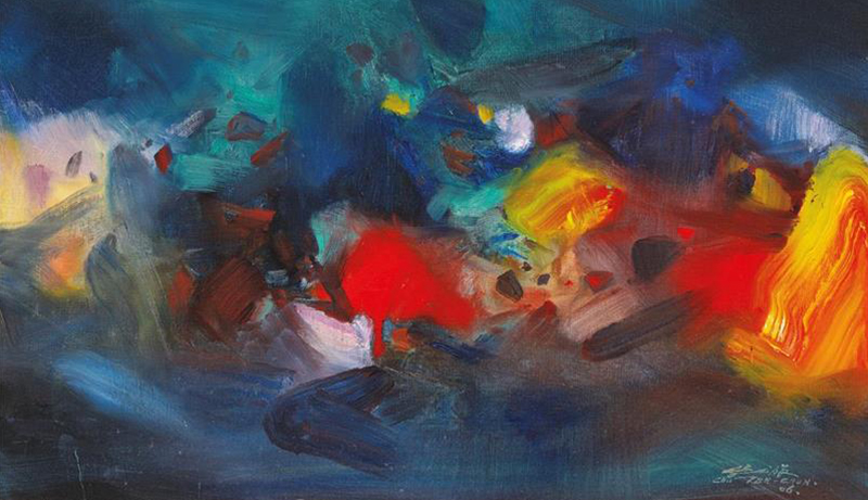 油画-朱德群作品集